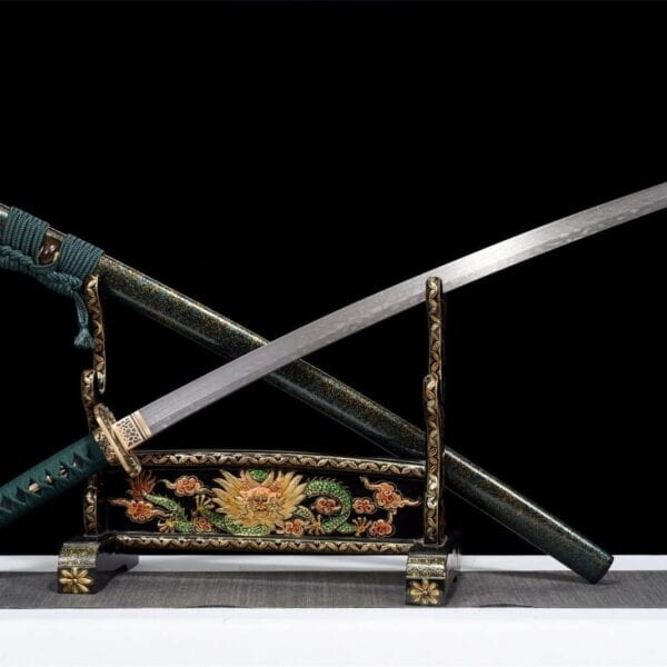 Katana Negra y Verde
