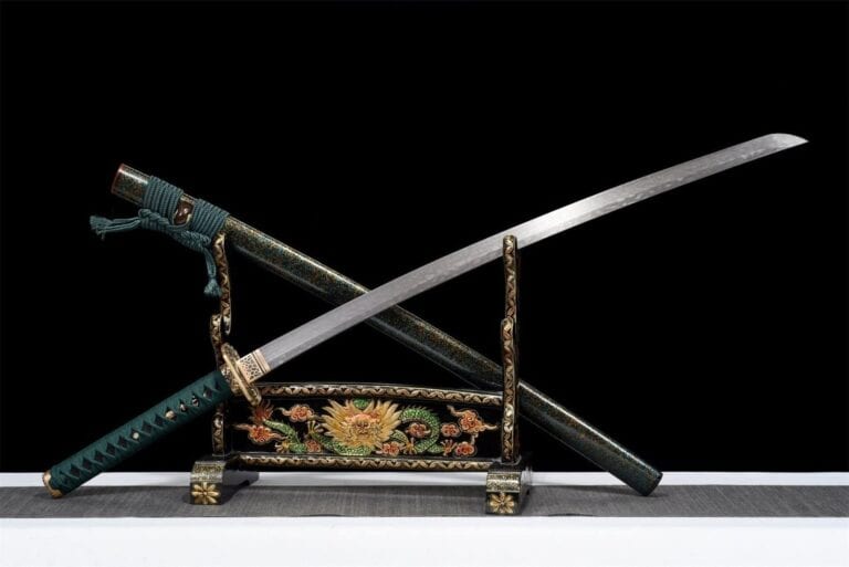 Katana Negra y Verde