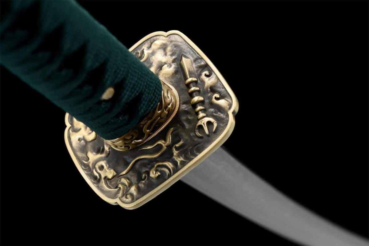 Katana Negra y Verde