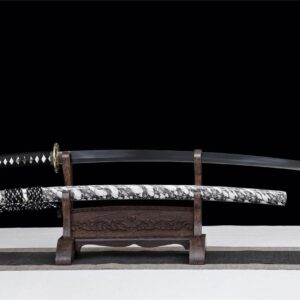 Katana Negra Funda Blanca