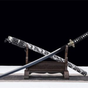 Katana Negra Funda Blanca