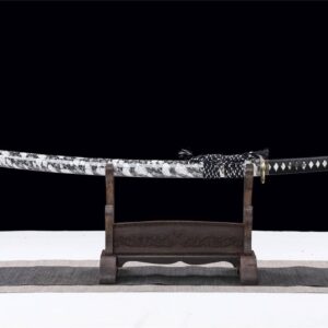 Katana Negra Funda Blanca