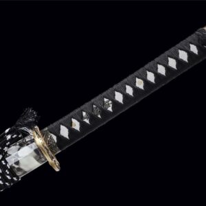 Katana Negra Funda Blanca