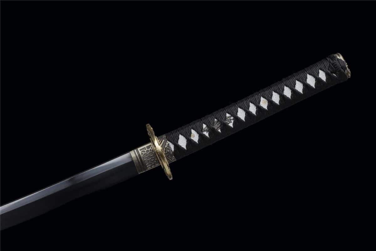 Katana Negra Funda Blanca