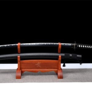 Katana Negra Hoja Blanca