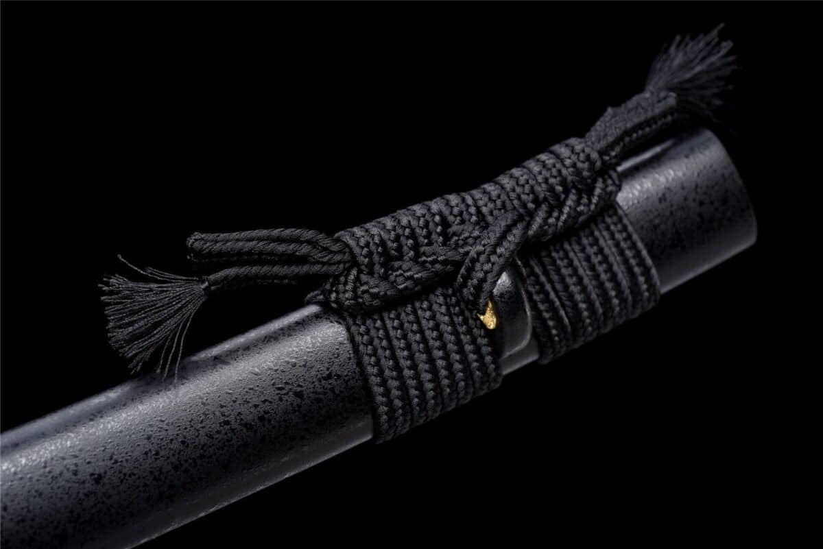 Katana Negra Hoja Blanca