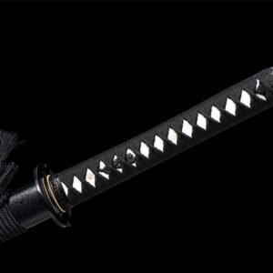 Katana Negra Hoja Blanca
