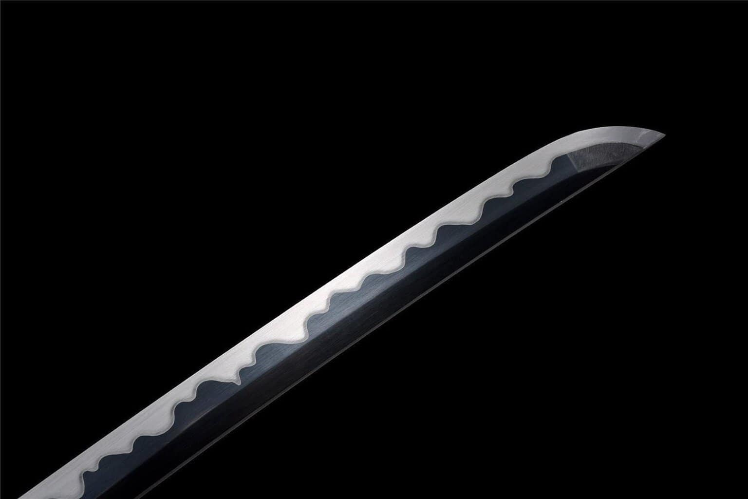 Katana Negra Hoja Blanca