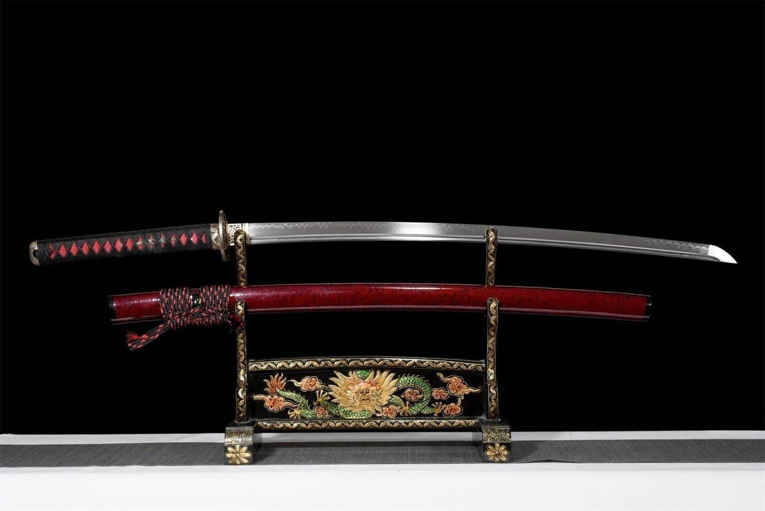 Katana Negro y Rojo