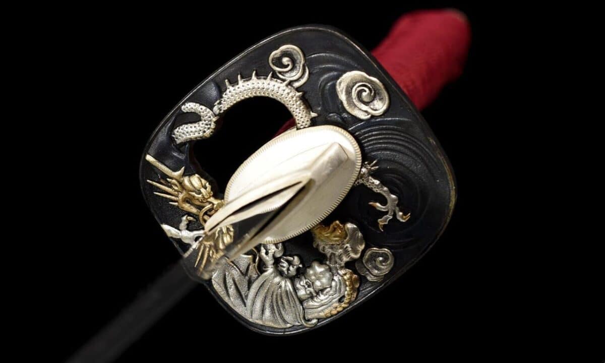 Katana Dragón Roja