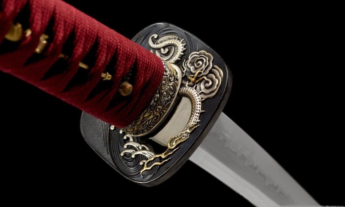 Katana Dragón Roja