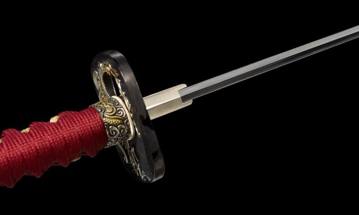 Katana Dragón Roja