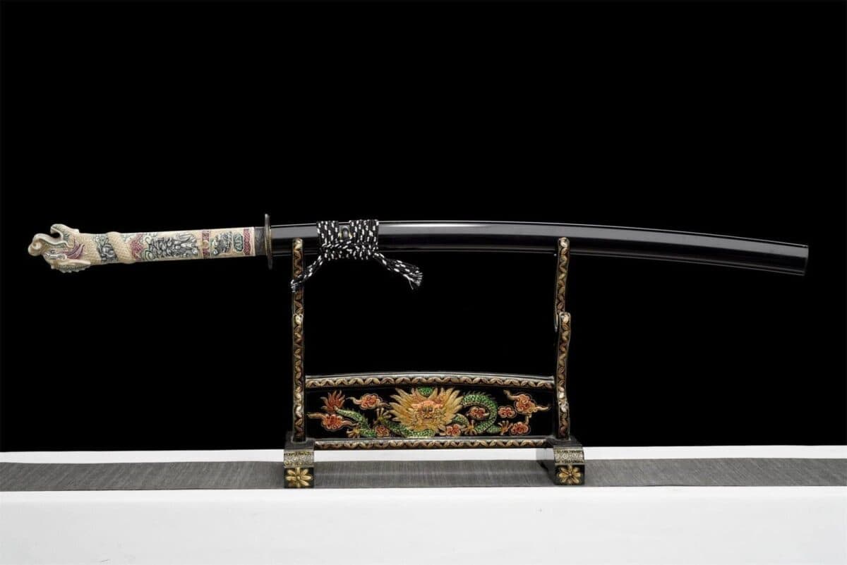 Katana de Corte con Filo de Muñeca de Dragón