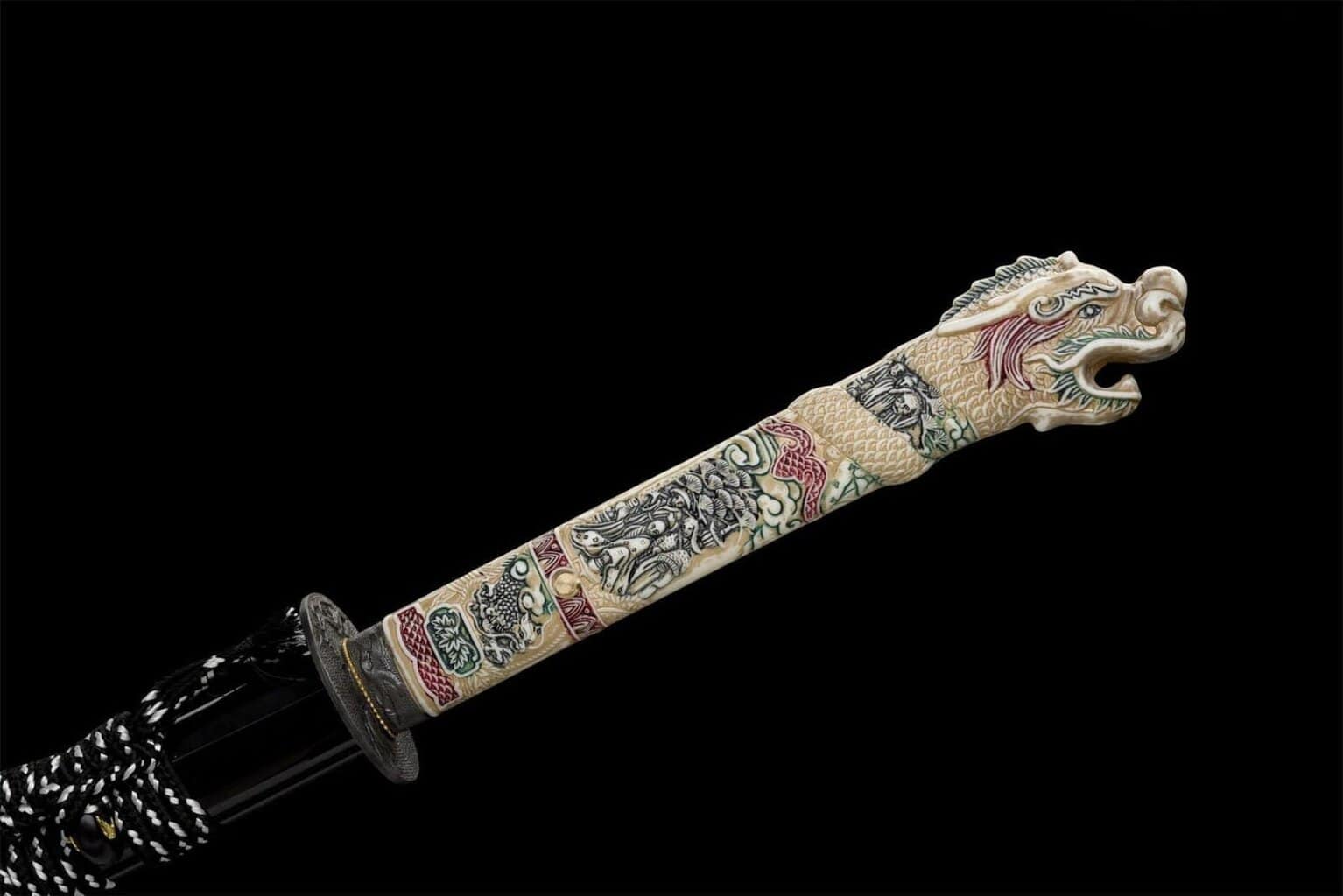 Katana de Corte con Filo de Muñeca de Dragón