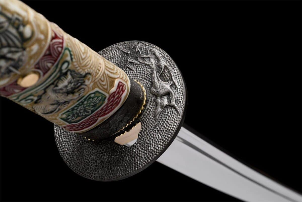 Katana de Corte con Filo de Muñeca de Dragón