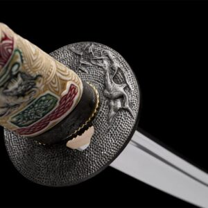 Katana de Corte con Filo de Muñeca de Dragón