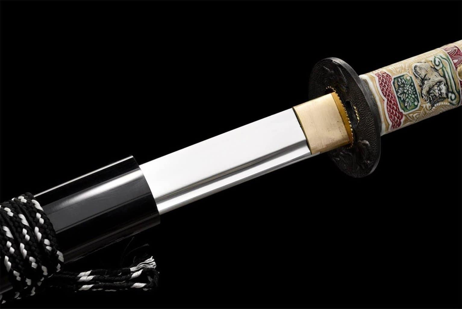 Katana de Corte con Filo de Muñeca de Dragón