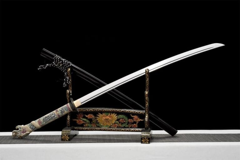 Katana de Corte con Filo de Muñeca de Dragón