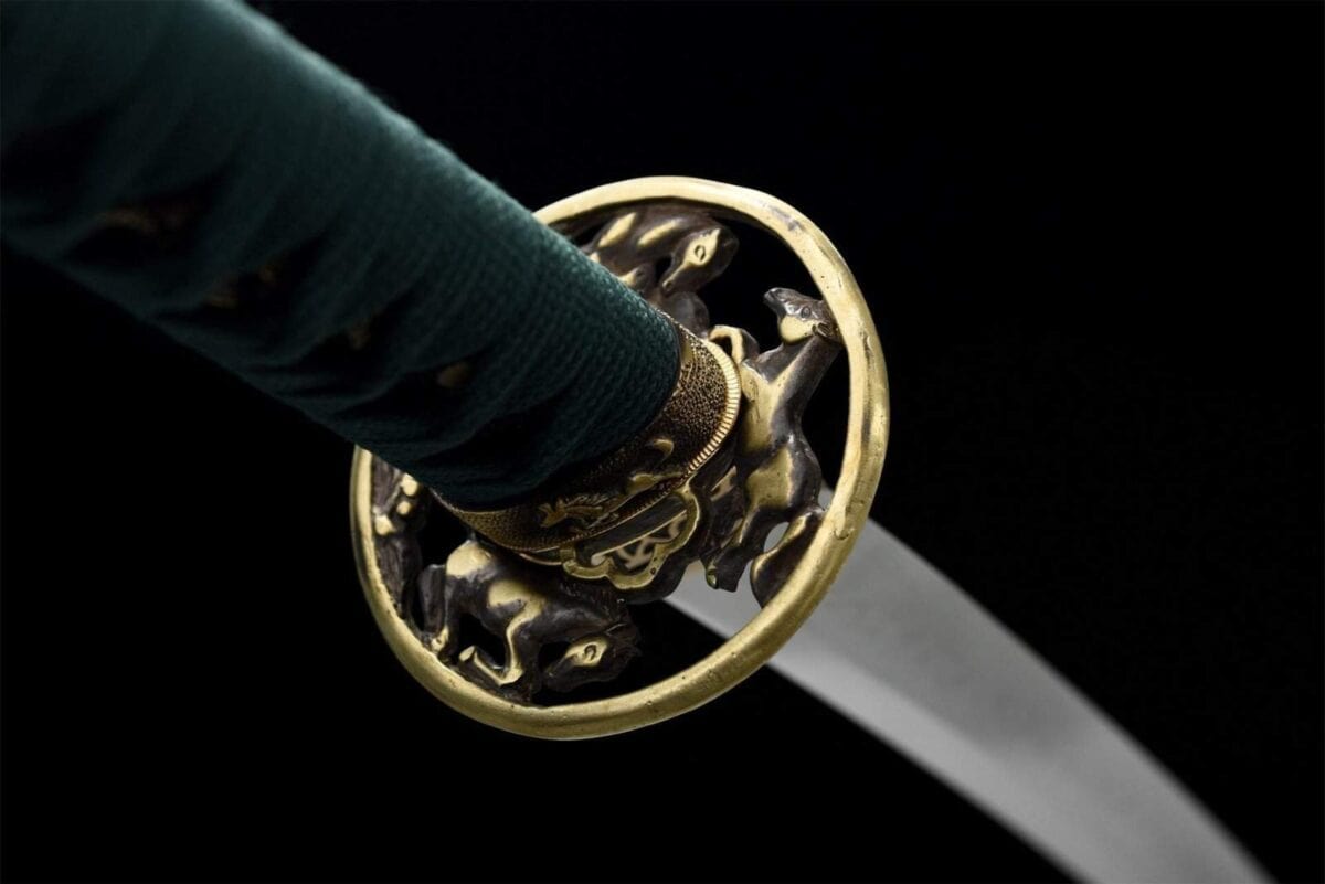 Katana Verde y Negra