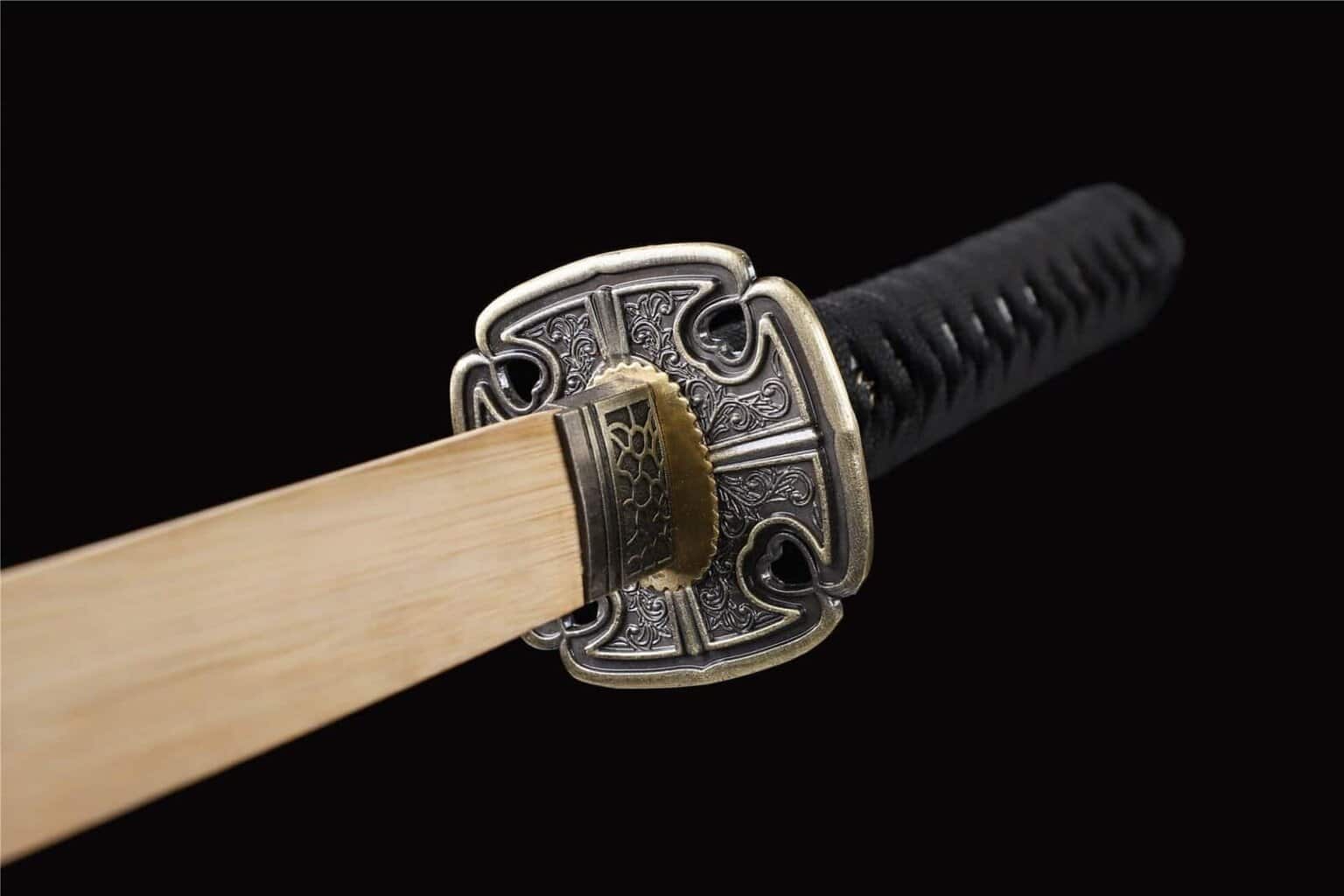 Katana de Madera Demonio Negro