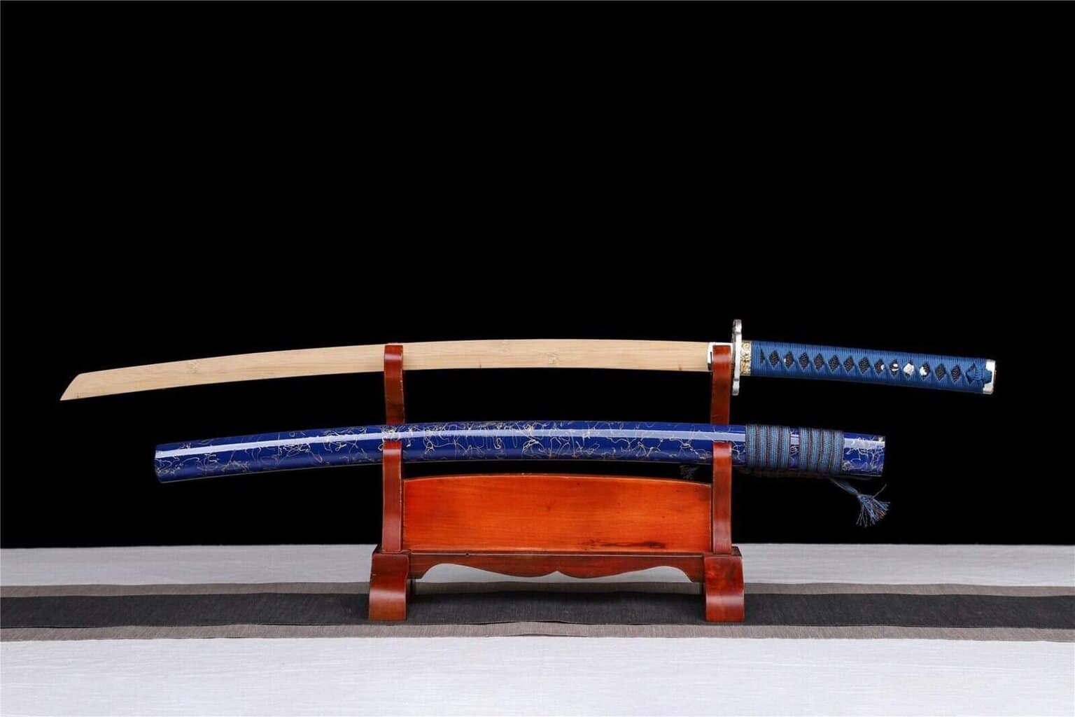 Katana de Madera Azul