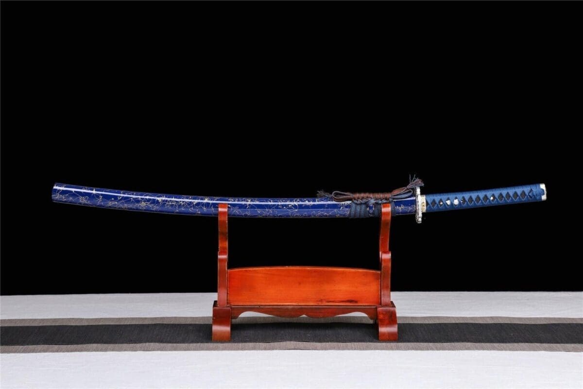 Katana de Madera Azul