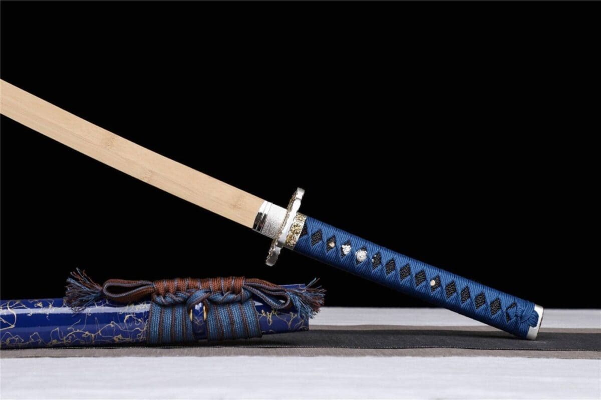 Katana de Madera Azul