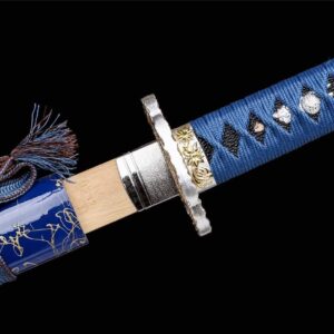 Katana de Madera Azul