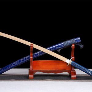 Katana de Madera Azul