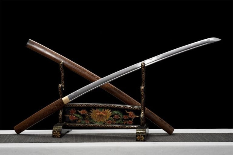 Katana Mu-Tsuba Marrón