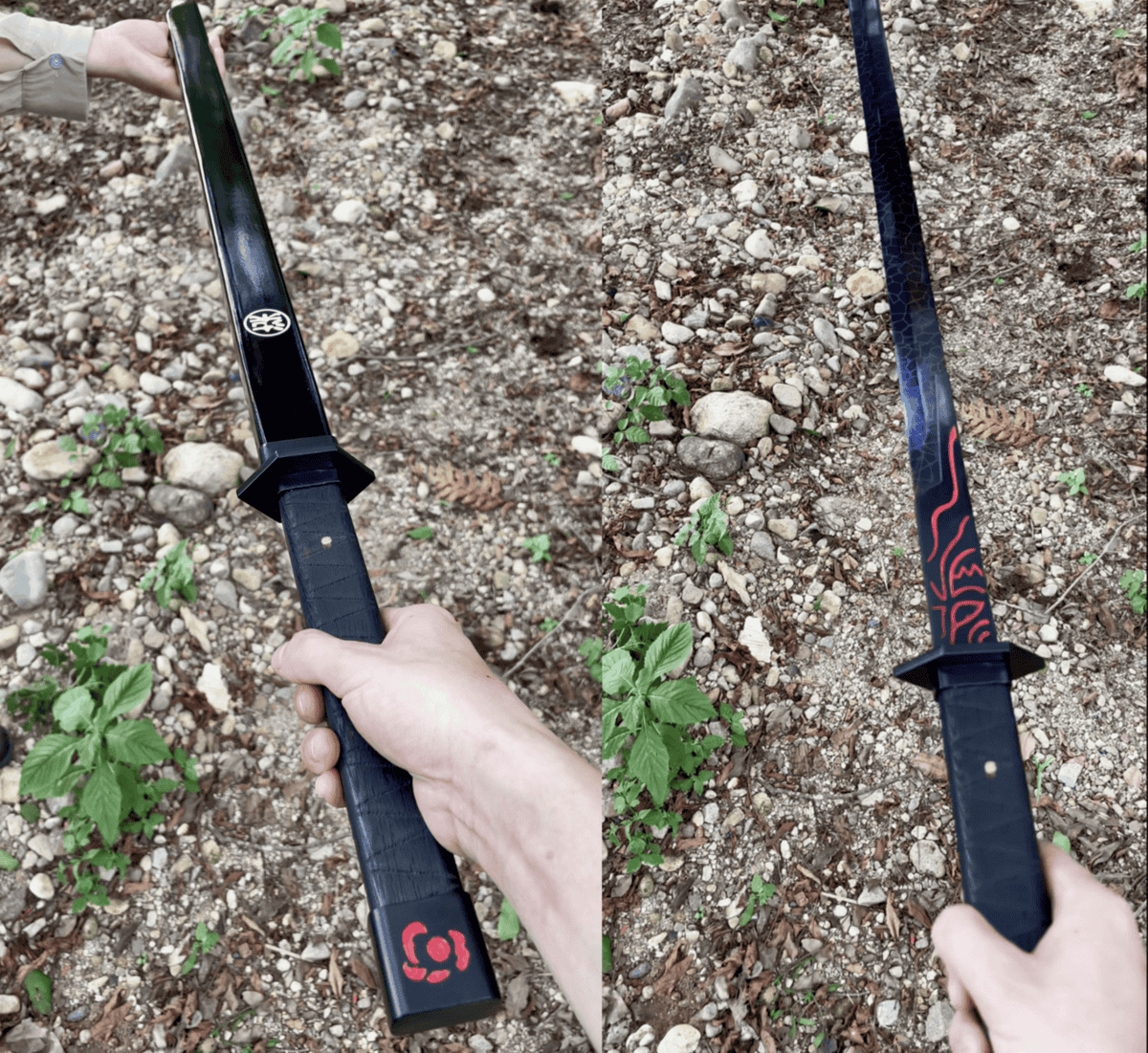 Ninjato Negro Eléctrico