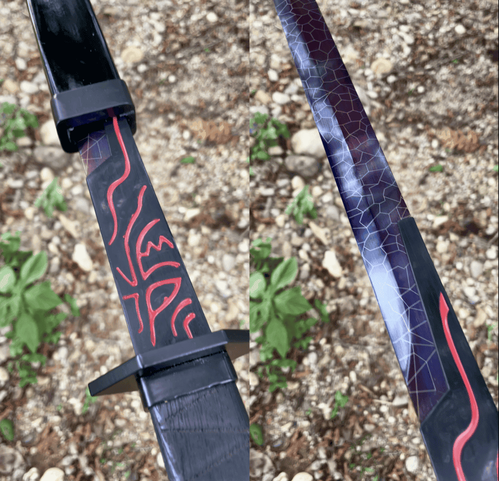 Ninjato Negro Eléctrico