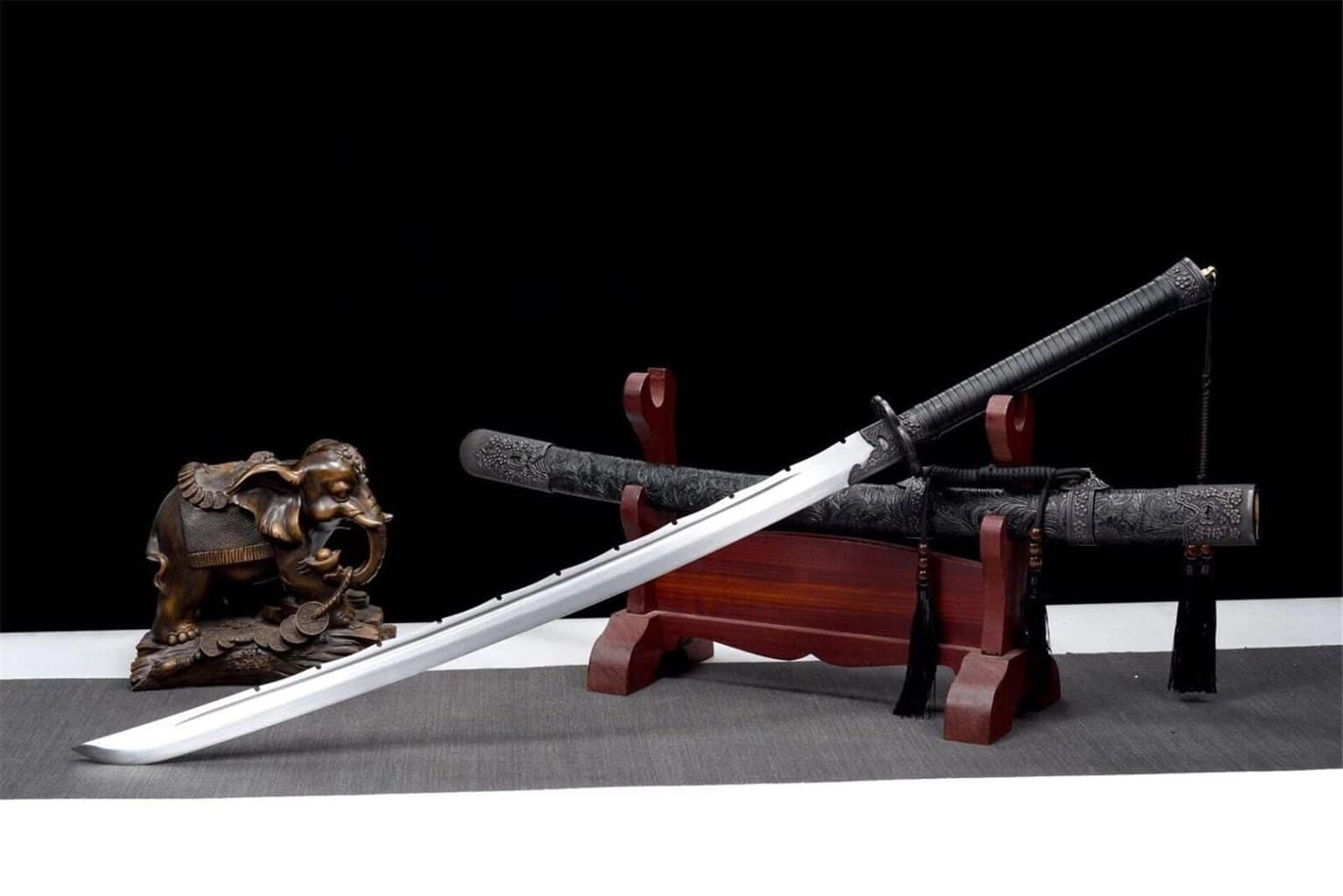 Katana Negra Longquan