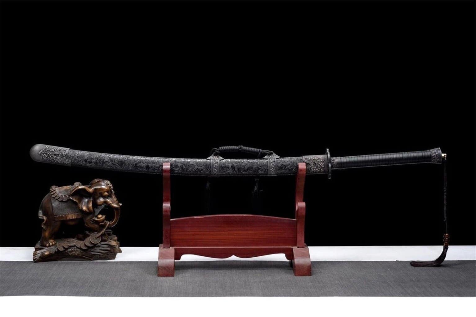 Katana Negra Longquan