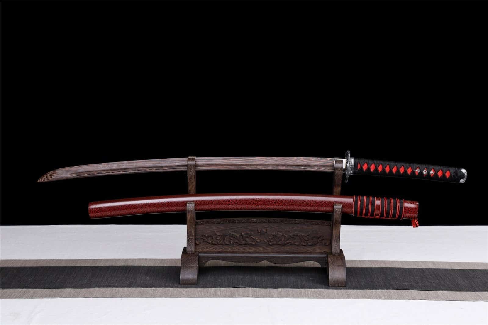 Replica Katana de Madera Roja