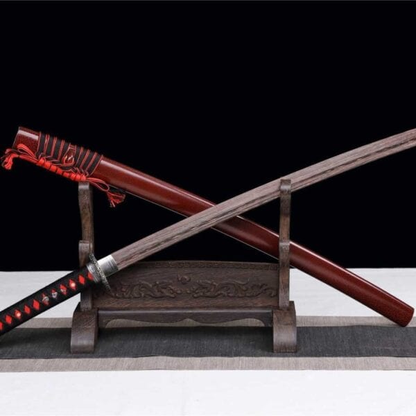 Replica Katana de Madera Roja