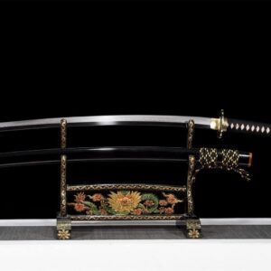 Espada Japonesa Blanca y Negra, Acero T10
