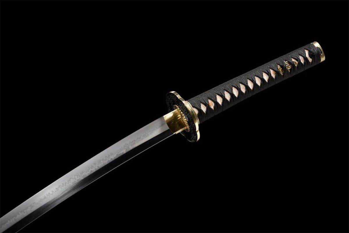 Espada Japonesa Blanca y Negra, Acero T10