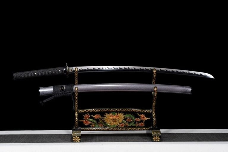 Sable Japonés Black Flames