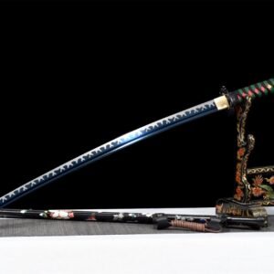 Acero Azul T10 Espada Japonesa Genuina Hamon