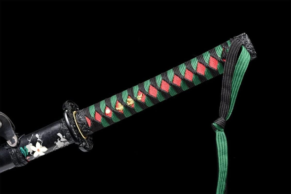 Acero Azul T10 Espada Japonesa Genuina Hamon