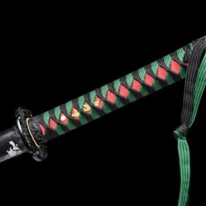 Acero Azul T10 Espada Japonesa Genuina Hamon
