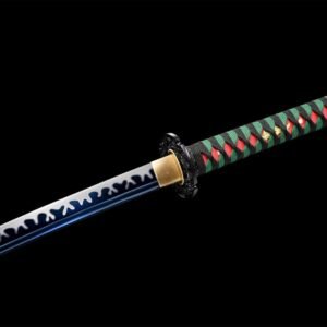 Acero Azul T10 Espada Japonesa Genuina Hamon