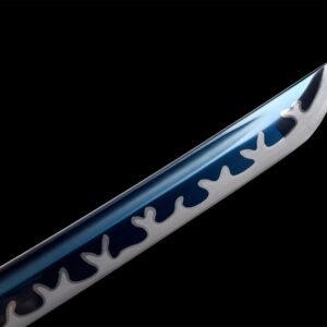 Acero Azul T10 Espada Japonesa Genuina Hamon