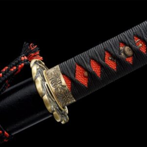 Sable Japonés Rojo y Negro