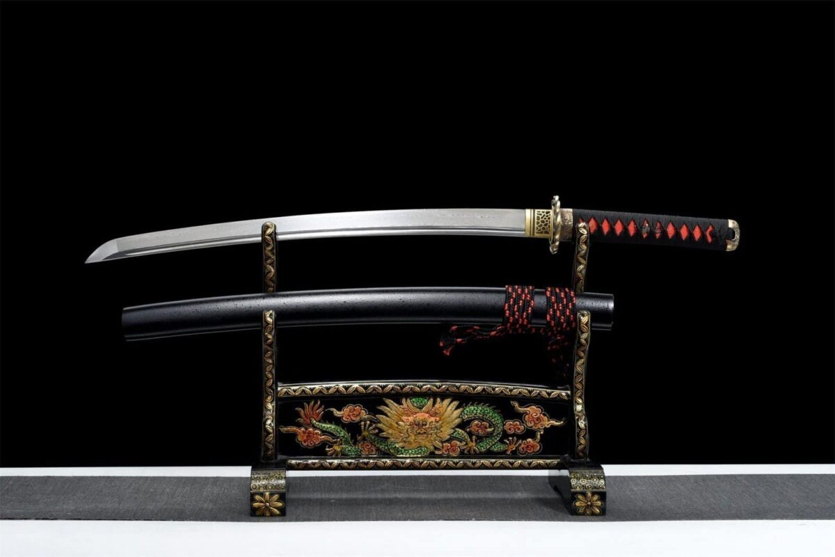 Sabre Japonais Noir et Rouge