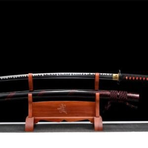 Espada Japonesa Negra y Roja