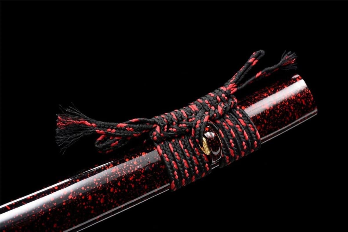 Espada Japonesa Negra y Roja
