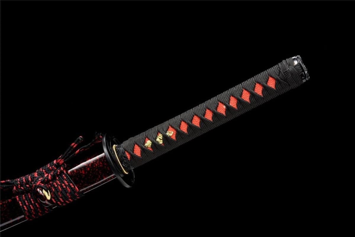 Espada Japonesa Negra y Roja