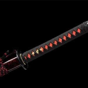 Espada Japonesa Negra y Roja
